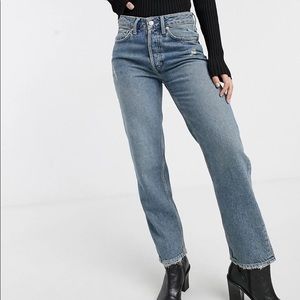 FREE PEOPLE
Fast Times Classic Mom Jeans-blue